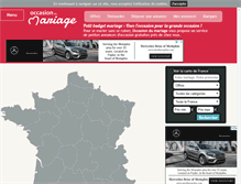 Tablet Screenshot of occasion-du-mariage.com